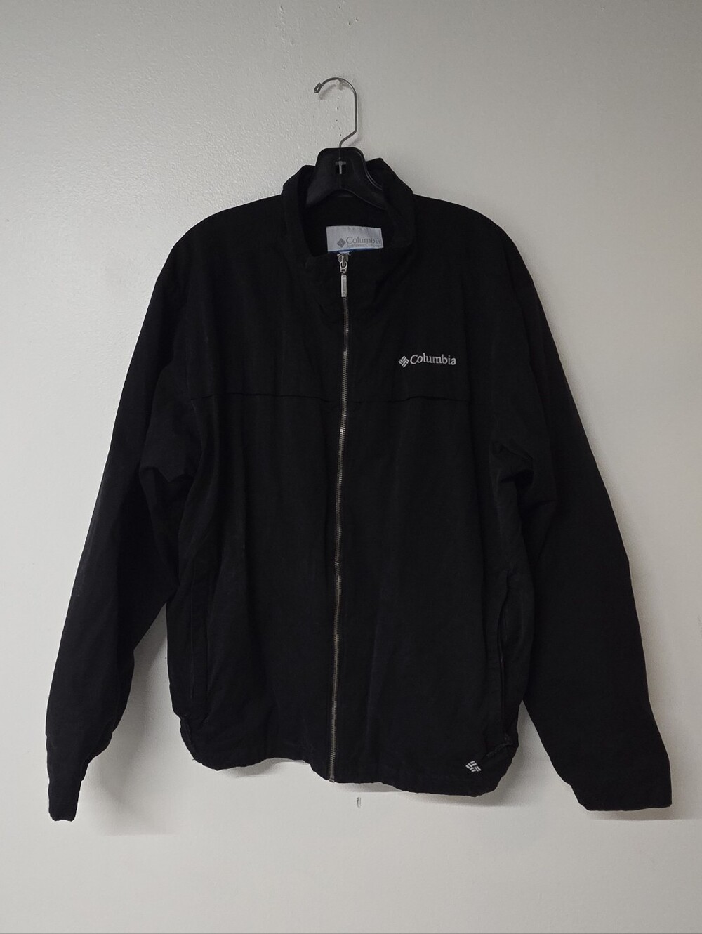 COLUMBIA Black Lightweight Full-Zip Shirt Jacket